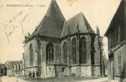 Mognéville * Place Et église Du Village * Villageois TRAVAUX ! - Other & Unclassified