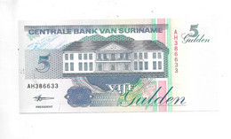 *suriname 5 Gulden 1998  136  Unc - Surinam