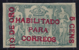 ESPAÑA/RIO DE ORO 1908 - Edifil #40C - MLH * - Rio De Oro