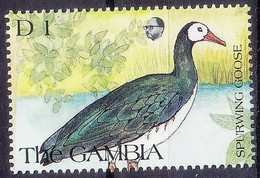 Spur-winged Goose, Water Birds, Gambia 1991 MNH - Oche