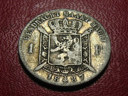 Belgique - Franc 1887 Leopold II 6152 - 1 Frank