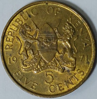 Kenya - 5 Cents 1971, KM# 10 (#1314) - Kenya