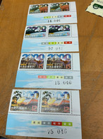 Taiwan Stamp MNH Locomotive Train Map Peace Pair - Neufs