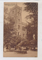 0-8704 CUNEWALDE, Aussichtsturm Und Bismarckturm Auf Dem Czorneboh, Belebte Szene, Verlag Grunewald - Cunewalde