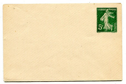 Env. Neuve Semeuse Verte 5 C. Au Verso N° 832 - Enveloppes Repiquages (avant 1995)