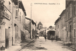 Longeville * Grande Rue * Magasin Commerce Grands Economats Français * Villageois - Autres & Non Classés