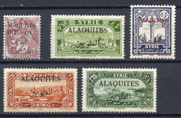 ALAOUITES < 5 Valeurs ⭐ Neuf Ch ⭐ MH - Unused Stamps