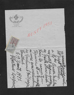 FACTURE SUR TIMBRE FISCAUX AVEC EN TÊTE DE 1921 G. PRALOIS SPLENDID HÔTEL & ORLEANS À VICHY : - Cartas & Documentos