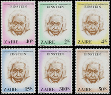 1010/1015** - 100e Anniversaire De La Naissance / 100e Verjaring Van De Geboorte Van - Albert Einstein - ZAÏRE - Albert Einstein