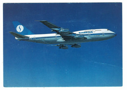 Boeing 747 - 300 Avion Vliegtuig Airplane SABENA Belgian World Airlines Airline Grand Format - 1946-....: Moderne