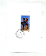 Carte Cachet Papeete Philatelie Sur Tourisme - Lettres & Documents