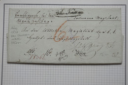 BA14  AUTRICHE BELLE LETTRE  RR MARS  1836 GRIFFE BOHME KRUMAU   POUR WIEN    +++ + AFFRANCH. INTERESSANT - ...-1850 Voorfilatelie