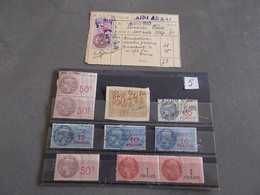 FRANCE.LOT DE DIFFERENTS TIMBRES FISCAUX. - Timbres