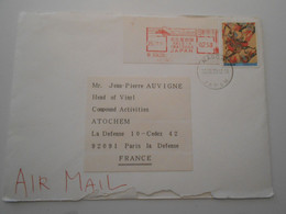 Japon , Lettre De Nagoya 1990 Pour Paris - Cartas