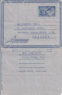 CANADA 1957 AEROGRAMME TO ENGLAND. - Lettres & Documents