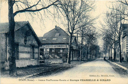 étain * Le Garage CHASELLE & GIRARD , Avenue Prud'homme Havette * Cycles & Automobiles - Etain