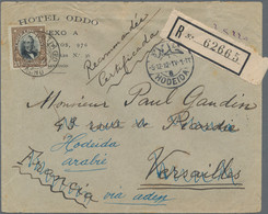 Yemen: 1912, Incoming Mail: "HODEIDA -5-12-12" On Inbound Registered Hotel Cover - Yemen