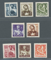 Macao: 1951, Valtos Do Oriente, 8 Values Complete Plus 1986, Music Instruments S - Unused Stamps