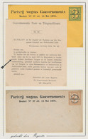 Dutch India - Postal Stationery: 1874, Special Stationery For "Indisch Landbouw - Netherlands Indies