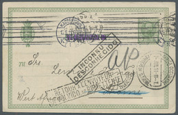 Sao Thome E Principe: 1911, Printed Matter Stationery Postcard From Denmark To " - Sao Tome And Principe