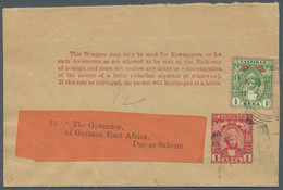 Zanzibar - Postal Stationery: 1897, 1 Anna-Streifbandganzsache (Higgins & Gage N - Zanzibar (...-1963)