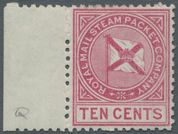 Danish West Indies - Specialities: 1875, Royal Mail Steam Packet Service 10 Cent - Denmark (West Indies)