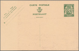 Belgium - Postal Stationery: 1936, Post Museum, Coat Of Arms 35c. Green, Complet - Other & Unclassified