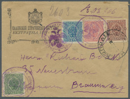 Epirus - Specialities: MOSCHOPOLIS, 1914, Cover To Germany, Transit Korytza And - Epiro Del Norte