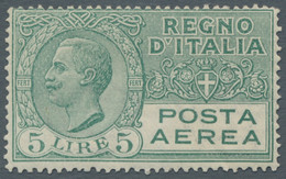 Italy: 1926-1928, Viktor Emanuel III., Kompletter Satz Der Flugpostmarken Mit Mi - Nuevos