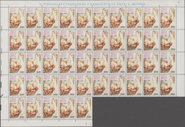 Italy: 1991, 800 L Multicolor "W.A. Mozart", Evanescenting Colors, Mnh Block Of - 1991-00:  Nuevos