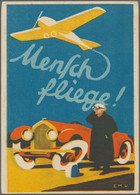 Ansichtskarten: Künstler / Artists: EMU: 1936, "Mensch Fliege!" Dekorative Künst - Unclassified