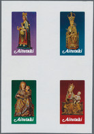 Thematics: Christmas: 1982, Aitutaki. IMPERFORATE Stamps And Progressive Proof ( - Navidad