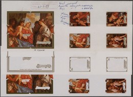 Thematics: Christmas: 1988, Penrhyn. Christmas - Various Paintings By Tizian Sho - Navidad