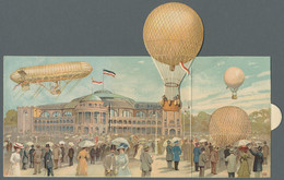 Air Mail - Germany: 1909, Offizielle Karte No. 4 Der Internationalen Luftschiffa - Luft- Und Zeppelinpost