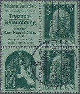 Bayern - Zusammendrucke: 1912, Viererblock-Zusammendruck Mit "Treppen-/ Beleucht - Andere & Zonder Classificatie
