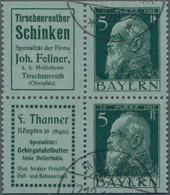 Bayern - Zusammendrucke: 1912, Prinzregent Luitpold 5 Pf. Im Viererblock Aus Mar - Andere & Zonder Classificatie