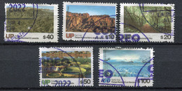 Argentine - 2019 - Yt 3199/3208/3209/3211/3212 - Série Parcs Nationaux - Oblitérés - 2022-D - Gebraucht