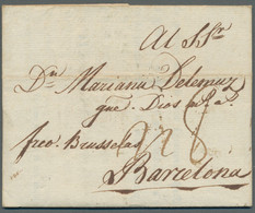 Preußen - Vorphilatelie: 1791, ISERLOHN, Gedrucktes Schreiben Nach Barcelona, Hd - Precursores