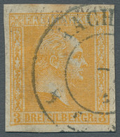 Preußen - Marken Und Briefe: 1858, "Friedrich Wilhelm IV." 3 Silbergroschen Voll - Prussia