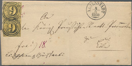 Thurn & Taxis - Marken Und Briefe: 1860, Freimarken 9 Kr. Zweimal Mit Tollem Sch - Other & Unclassified