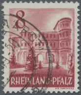 Französische Zone - Rheinland Pfalz: 1949, Freimarken III, 8 Pfg. Karminbraun, ' - Other & Unclassified