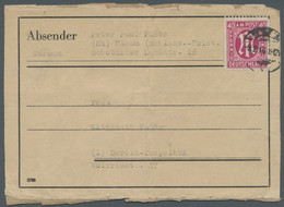 Bizone: 1946, AM-Post Deutscher Druck, 40 Pfg. Magenta Als Portogerechte Einzelf - Altri & Non Classificati