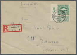 Bizone: 1946, AM-Post Deutscher Druck, 42 Rpf. Grün In Der Auf Brief Guten Zähnu - Altri & Non Classificati