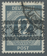 Bizone: 1948, Freimarken Ziffernausgabe Mit Posthörnchen-Aufdruck Band/Netz, 34 - Altri & Non Classificati