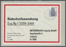 Bundesrepublik - Besonderheiten: 1991, BAHNHOFSSENDUNG, Sehenswürdigkeiten 50 Pf - Other & Unclassified