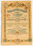 Alte Aktien / Wertpapiere: RUMÄNIEN; 1913, Anleihe Der "Banca Generala Romana" ü - Unclassified