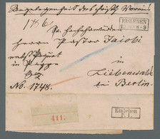 Preußen - Vorphilatelie: 1860-1902 (ca.), Partie Von 44 Markenlosen Briefen, Vie - Precursores