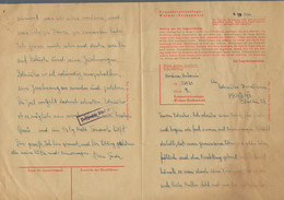 Kriegsgefangenen-Lagerpost: 1916-1953, Partie Von 9 Kriegsgefangenenpostbelegen - Altri & Non Classificati