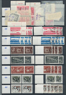 DDR: 1949/1990 Sauberer Lagerbestand, Postfrisch U. Gestempelt Bis Zu 6 Mal Pro - Collezioni
