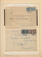 Bizone: 1946/1948, Reichspost-Stempel, Nette Sammlung Von 37 Briefen Und Karten - Altri & Non Classificati